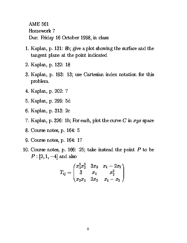 Homework solution 9 7
