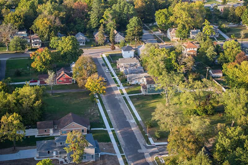 South bend neighborhood.