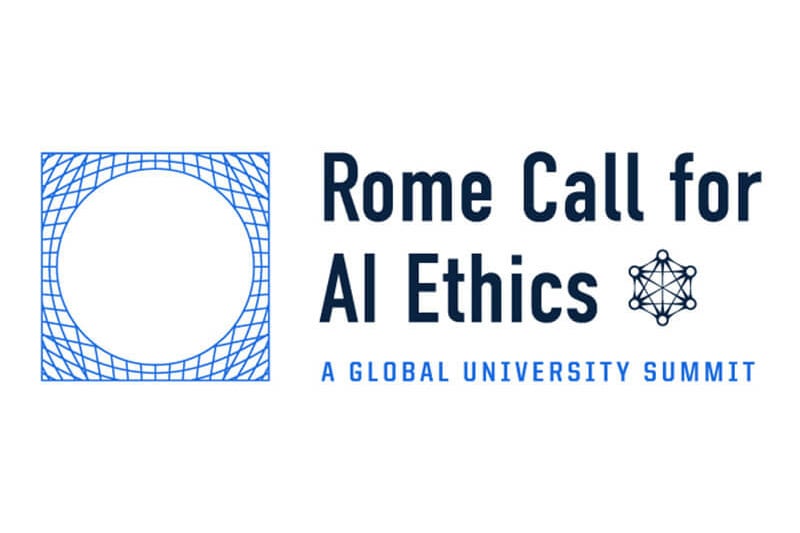 Logo for the Rome Call for AI Ethics summit