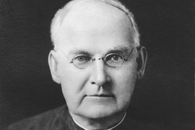 A portrait of Holy Cross Brother Columba O'Neill, C.S.C.