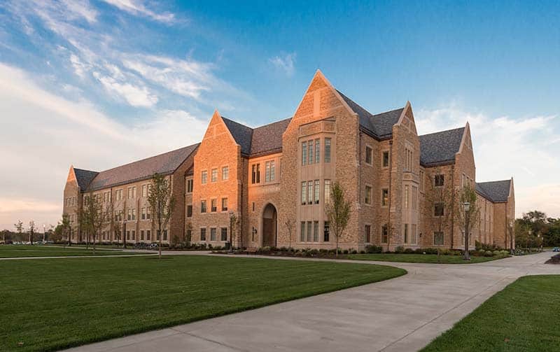 Exterior of building, McCourtney Hall.