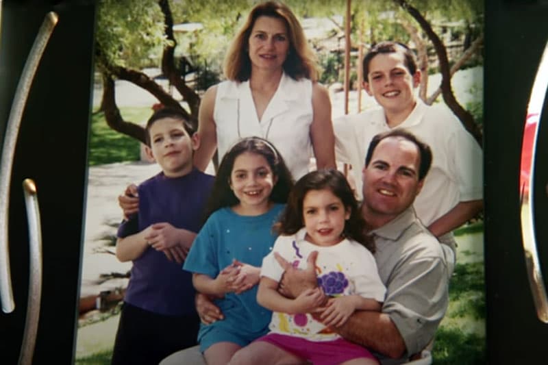 A framed photo of the Parseghian family