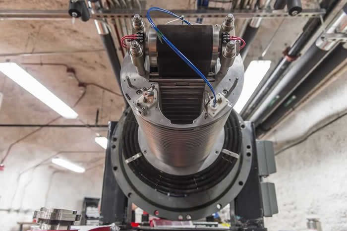 A section of the CASPAR system.