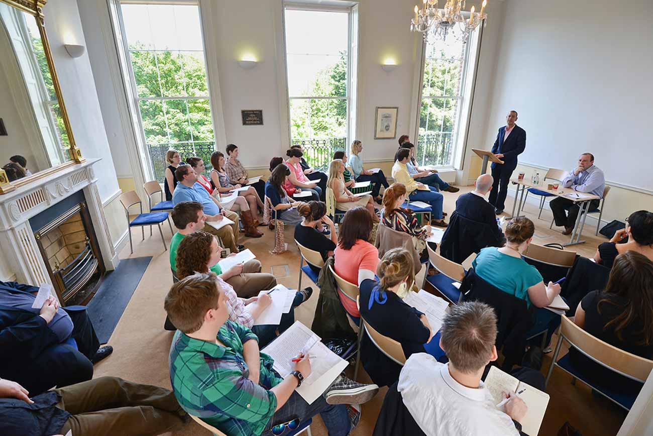 Irish Seminar, O'Connell House in Dublin, Ireland.