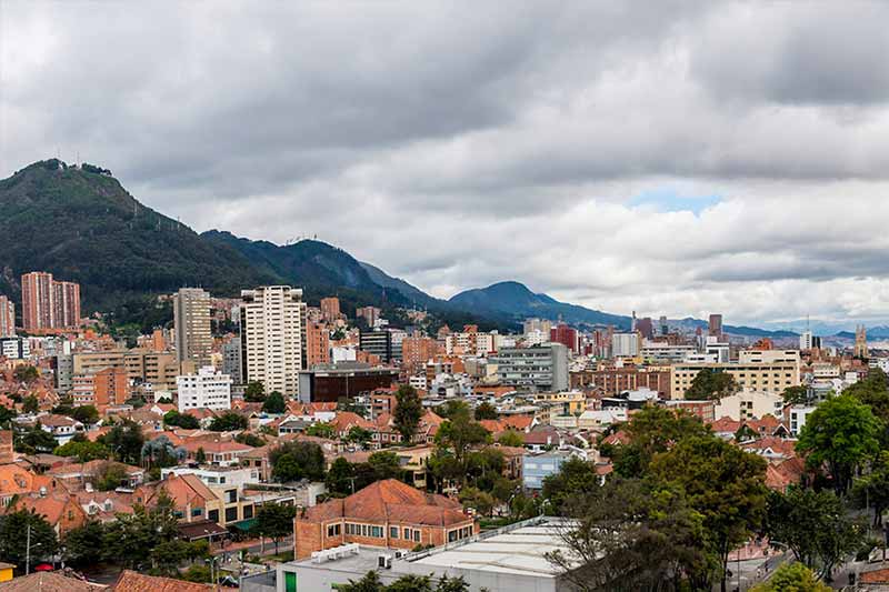 Colombia skyline.