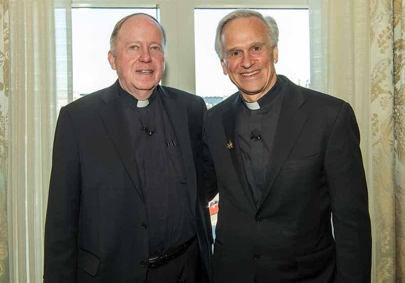 Rev. John I. Jenkins, C.S.C. and Rev. William P. Leahy, S.J.