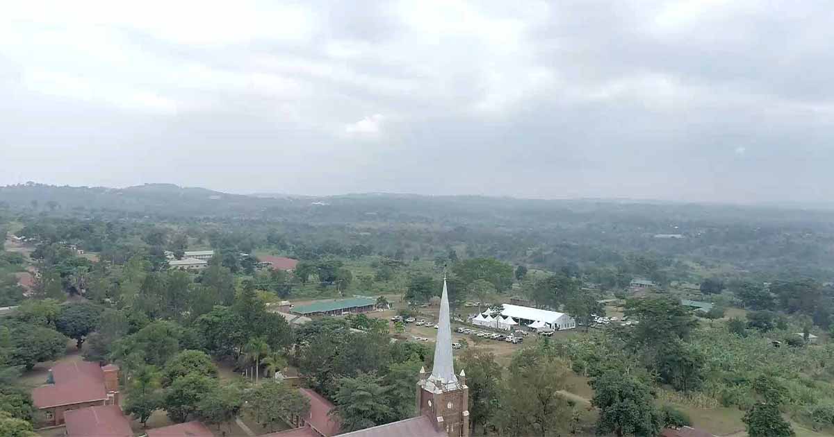 Aerial view of the Bethany Land Institute.