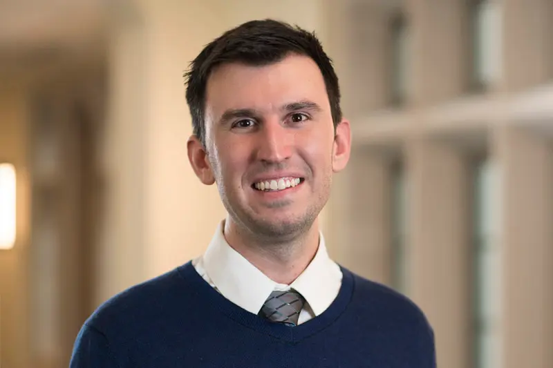 A portrait of Matthew Hauenstein.