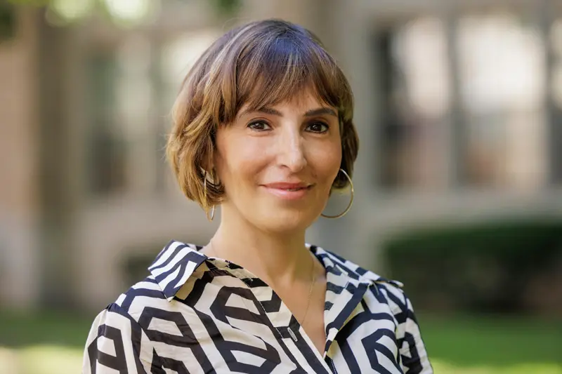 A portrait of Georgina Curto Rex.