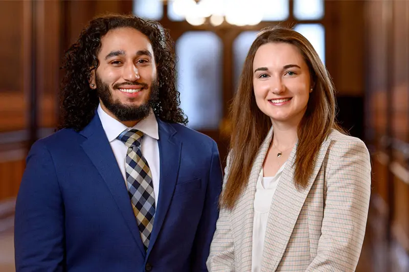 Portrait of Kristin Friday and Miguel Coste