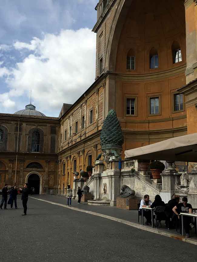 Vatican City Courtyard Of The Pinecone, Rome