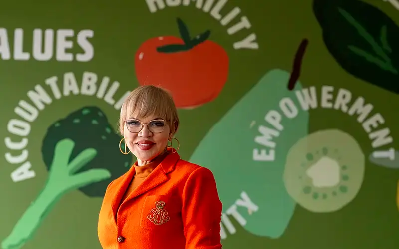 A portrait of Claire Babineaux-Fontenot, chief executive officer of Feeding America.