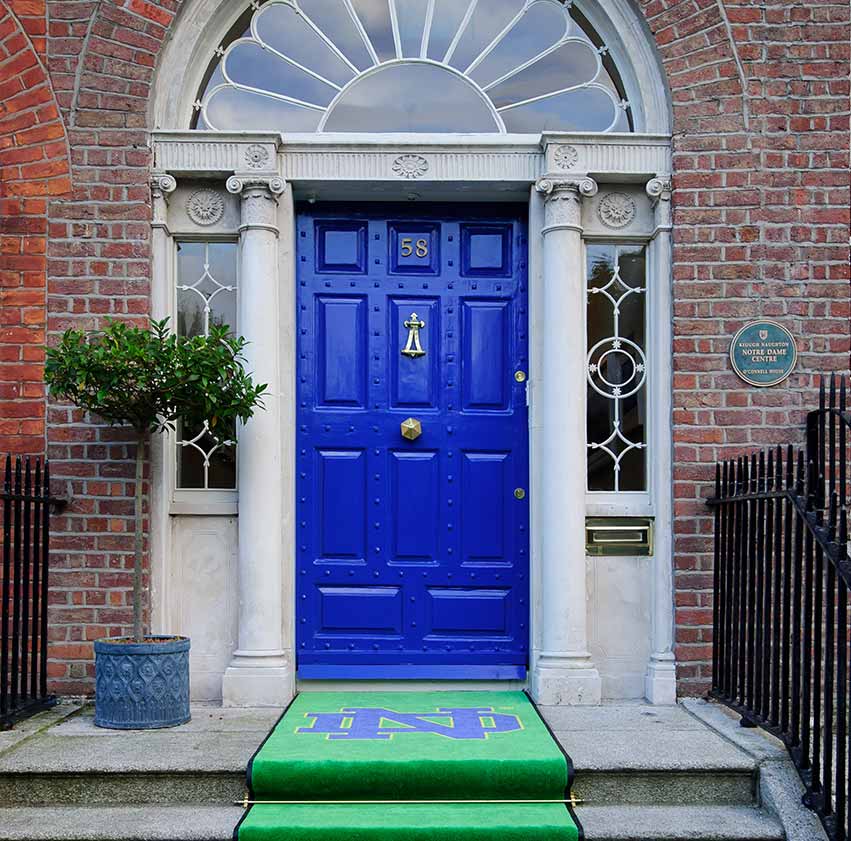 Door of O'Connell House, Dublin, Ireland