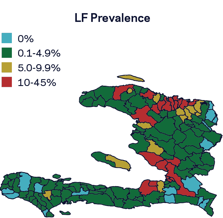 Map of LF Prevalence
