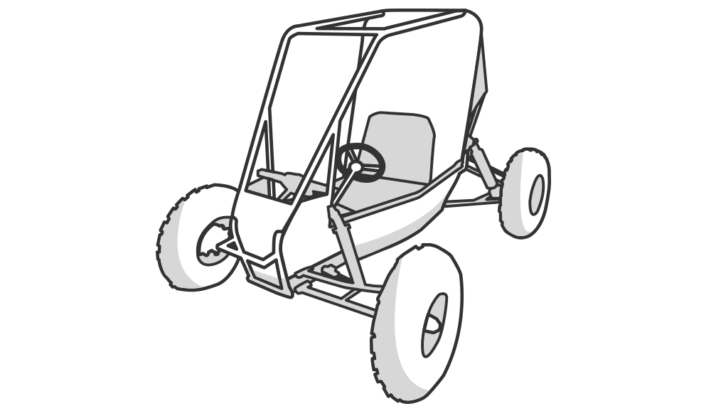 A dune buggy
