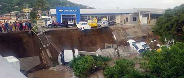 Aftermath of the 7.8 magnitude earthquake, Ecuador, April 16, 2016