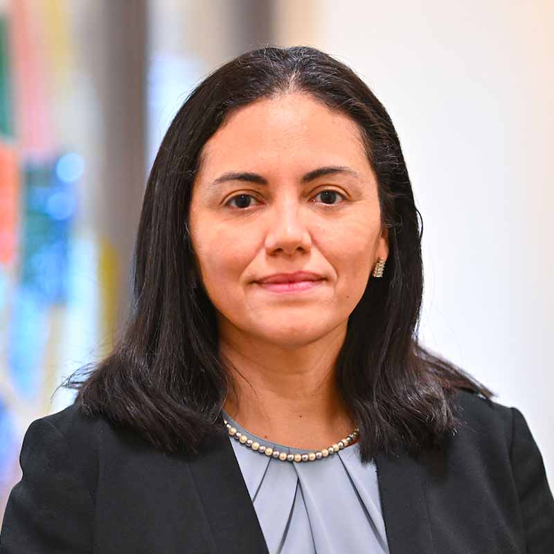 A headshot of Abby Córdova.